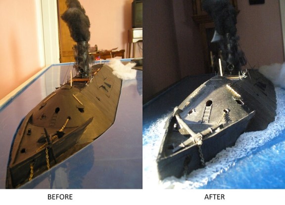 2019-03-09 Mer bow before-after